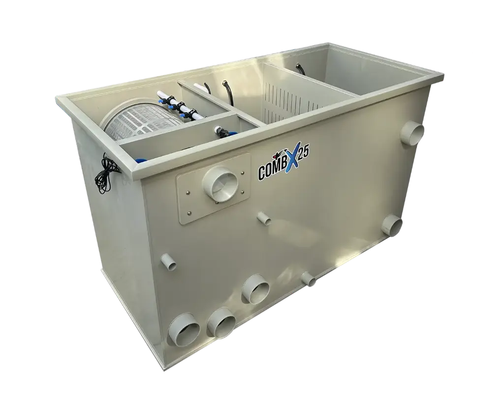 CombX 25 - Filtre Tambour + 2 chambres biologiques (médias non inclus)