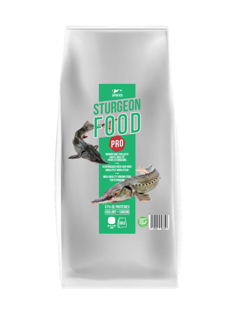 Esturgeon Pro - 8Kg - Japan Koi Food - Nourriture coulante pour esturgeon
