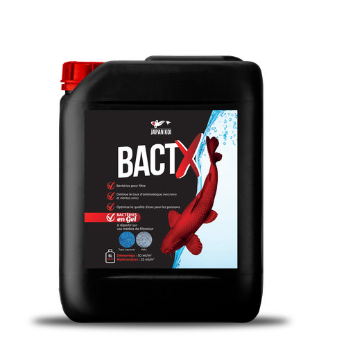 [JK011] BactX 5L (pour 100m3) | Japan Koi Products