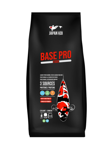 [JK060] Base Pro Coulante 9,5Kg | Japan Koi Food - Aliment Professionnel Coulant toutes saisons pour koïs